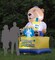 Giant Hanukkah Inflatable Bear - Yard Decor with Built-in Bulbs, Tie-Down Points, and Powerful Built in Fan